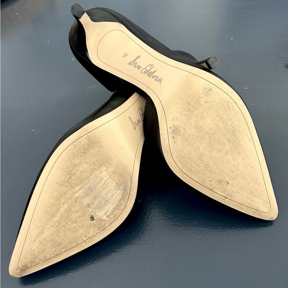 SAM EDELMAN STILETTO HIGH HEELS, BLACK, SIZE 7.5 M - Picture 9 of 11